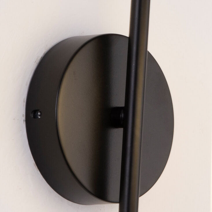 Glass Shade Bending Arm 1-Light Wall Sconce Lamp