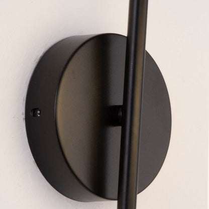 Glass Shade Bending Arm 1-Light Wall Sconce Lamp