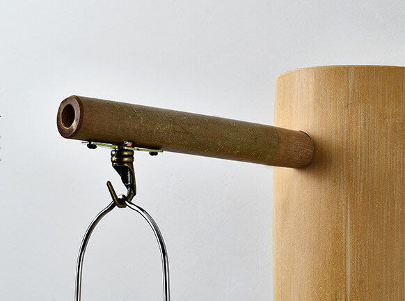 Bamboo Weaving Column Lantern 1-Light Wall Sconce Lamp