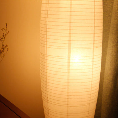 Nordic Minimalist Rice Paper Column 2-Light Floor Lamp
