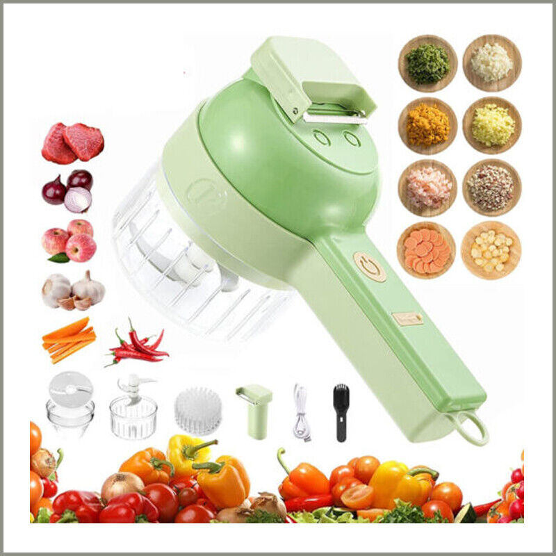 4-in-1 Electric Food Cutter and Chopper
