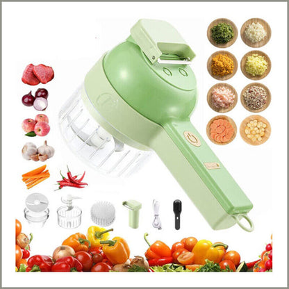 4-in-1 Electric Food Cutter and Chopper