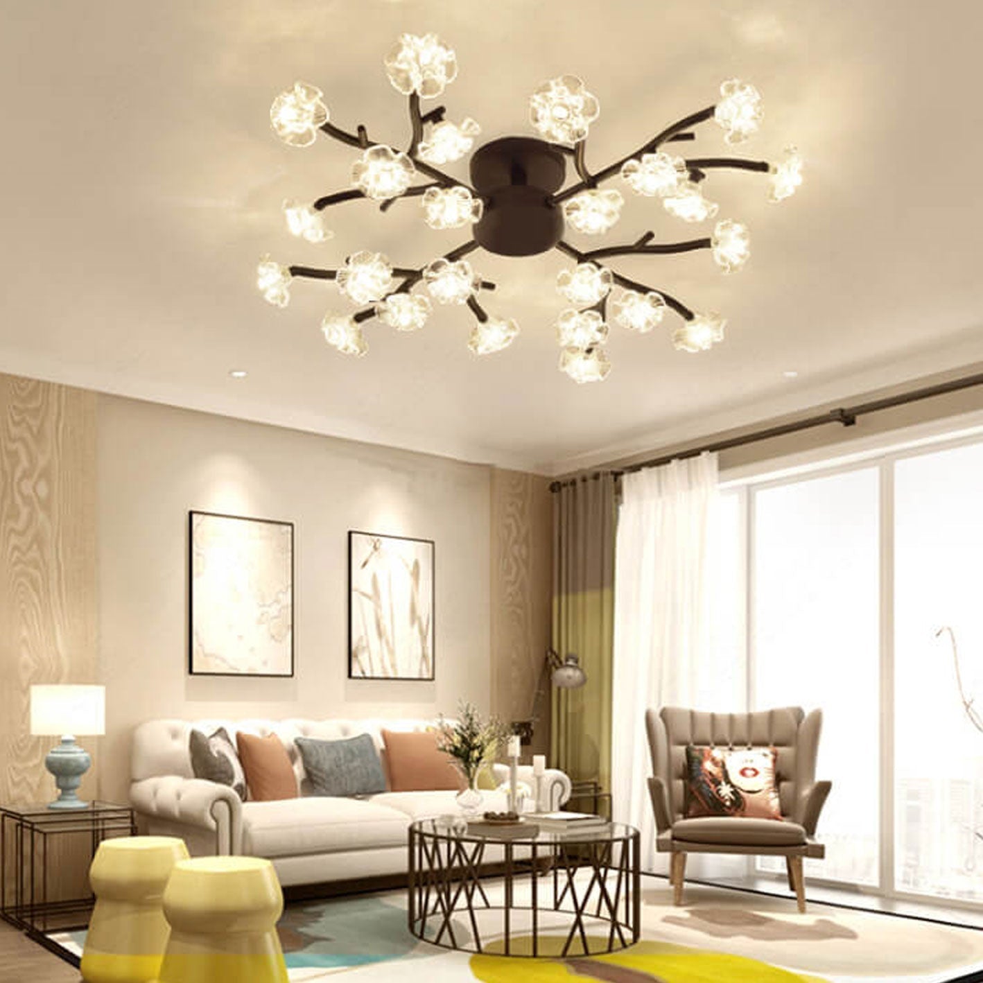 Nordic Tree Ceiling Light
