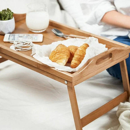 Bamboo Folding Bed Tray