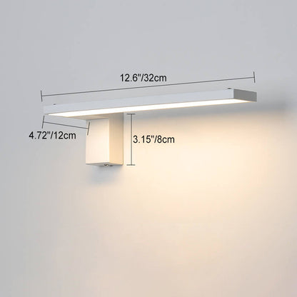 Decorative Rectangular Iron Acrylic LED Wall Sconce Lamp