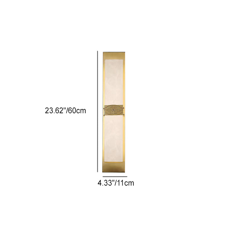 Chinese Strip Chinese Knot Cymbidium LED Wall Sconce Lamp