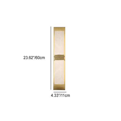 Chinese Strip Chinese Knot Cymbidium LED Wall Sconce Lamp