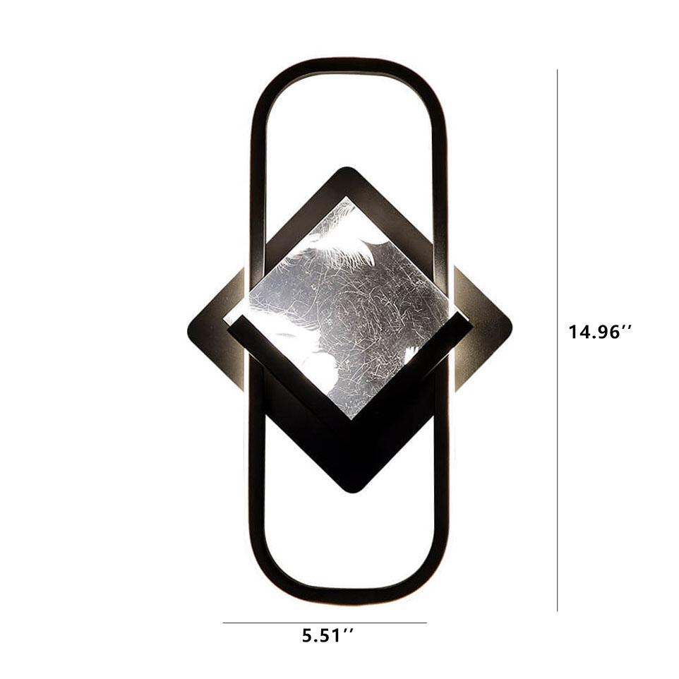 Nordic Creative Ring Shape 1-Light LED Wall Sconce Lamp