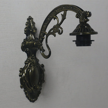 Tiffany Stained Glass Flower 1-Light Wall Sconce Lamp