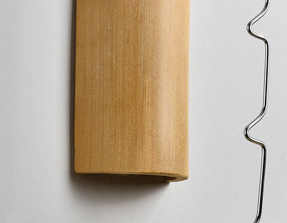 Bamboo Weaving Column Lantern 1-Light Wall Sconce Lamp