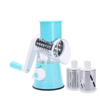 Rotary Vegetable Grater with 3 Blades