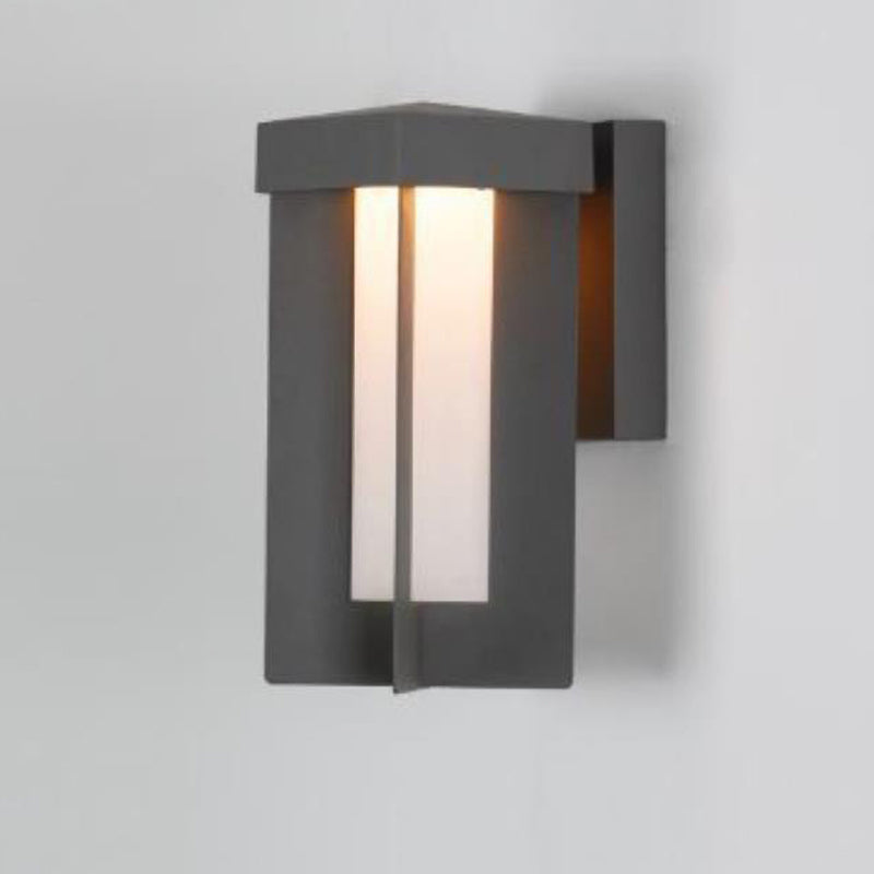 Outdoor Aluminum Iron LED Waterproof Wall Sconce Lamp