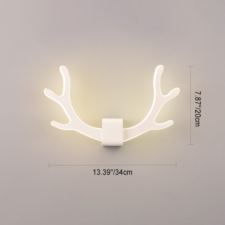 Acrylic Nordic Creative Antler Shape LED Wall Sconce Lamp