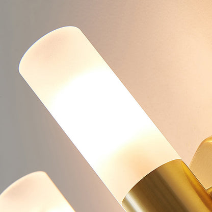 Column Acrylic Brass 1/2/4 Light LED Wall Sconce Lamp