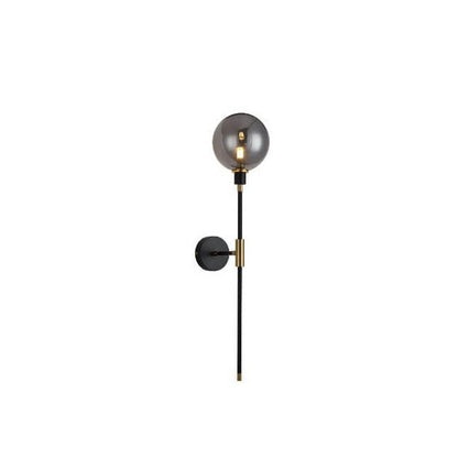 Light Magic Bean Glass Long Arm 1-Light Wall Sconce Lamp