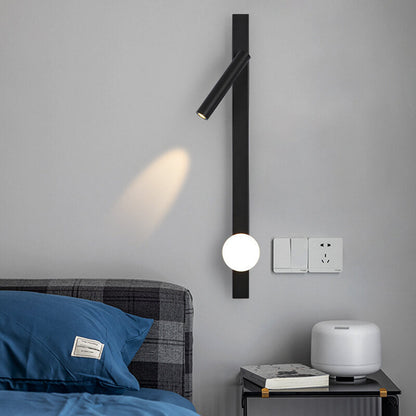 Industrial Aluminum Long Bar Rotatable LED Wall Sconce Lamp