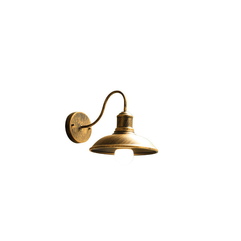 Loft Outdoor Waterproof 1-Light Bent Arm Wall Sconce Lamp