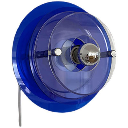 Stained Round Light Shadow Acrylic 1-Light Wall Sconce Lamp