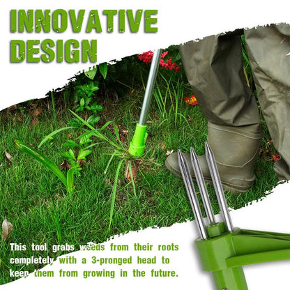 Standing Weed Puller with Foot Pedal & Claws