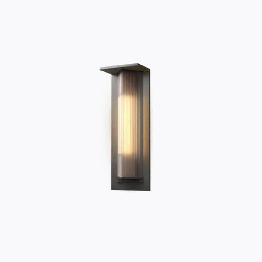 Aluminum Glass Outdoor Waterproof Wall Sconce Lamp