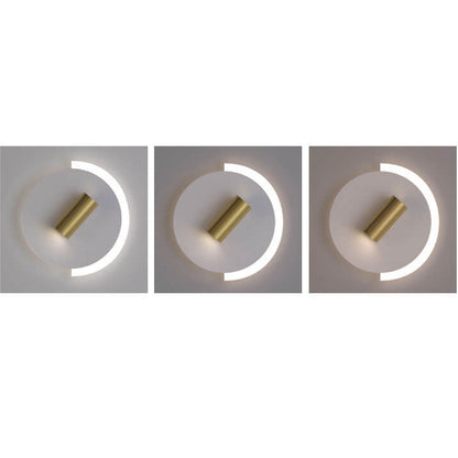 Acrylic Disc Spotlight Rotatable LED Wall Sconce Lamp