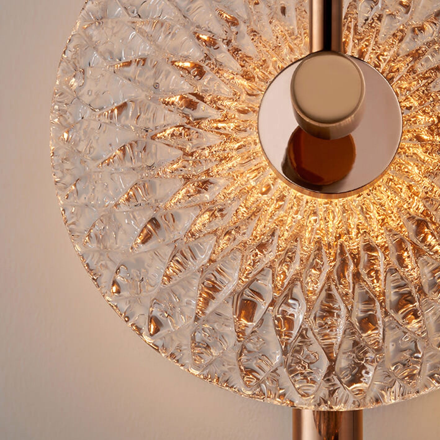 Modern Light Luxury Handmade Glass 1-Light Wall Sconce Lamp