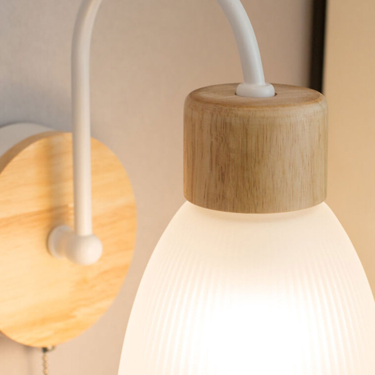 Modern Log Simple Bend Design 1-Light Wall Sconce Lamp
