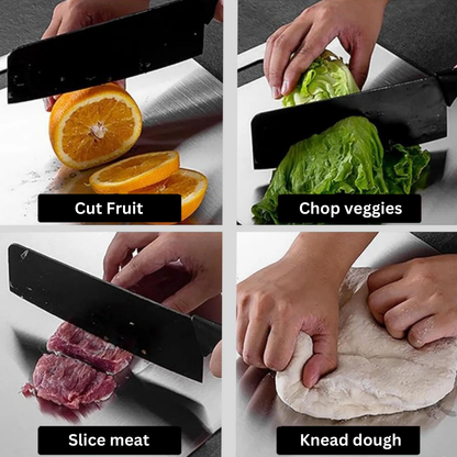 Titanium Cutting Board with Rounded Edges