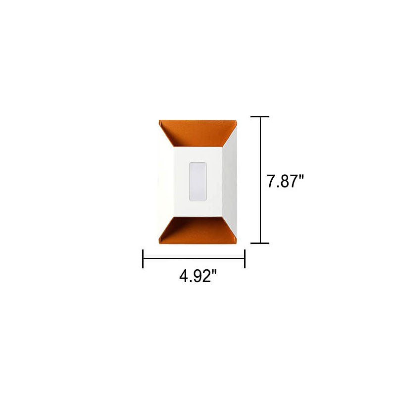 Aluminum Lens Outdoor Waterproof Patio LED Wall Sconce Lamp