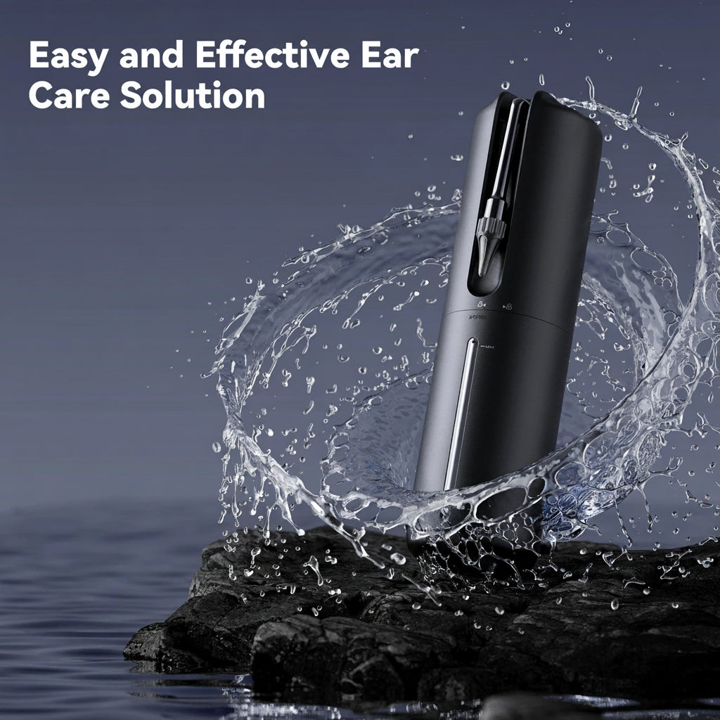 Ear Cleaning System, Rechargeable Triple Jet Stream