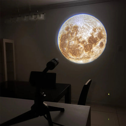 Moon and Earth Projection Lamp