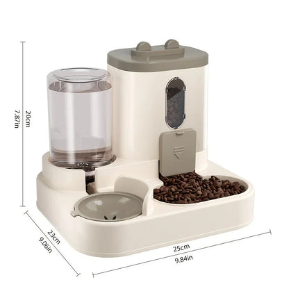 2-in-1 Pet Feeder and Water Dispenser