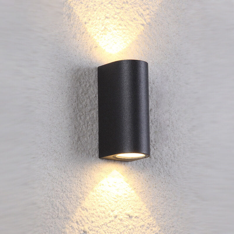 Solid Double-headed LED Outdoor Waterproof Wall Sconce Lamp