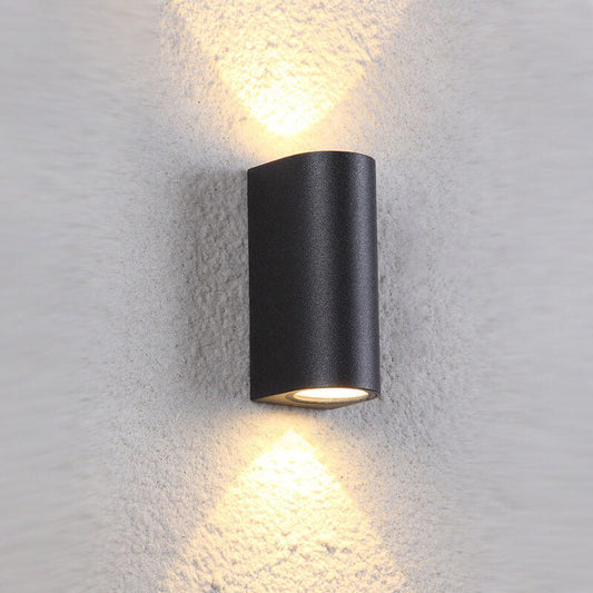 Solid Double-headed LED Outdoor Waterproof Wall Sconce Lamp