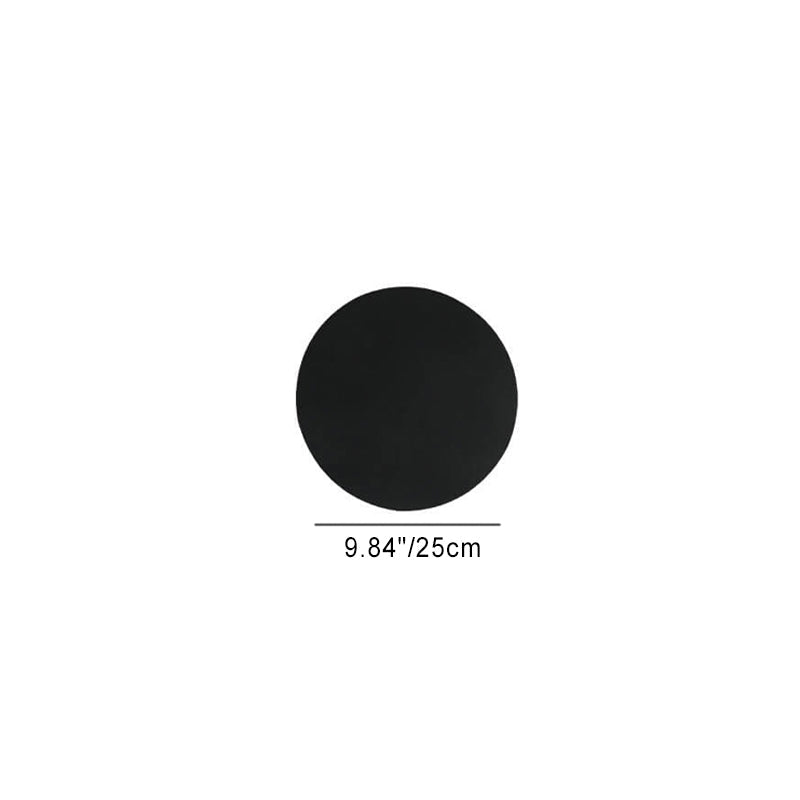 Modern Minimalist Round Eclipse Iron LED Wall Sconce Lamp