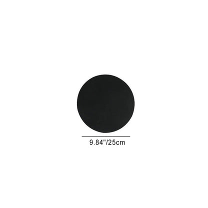 Modern Minimalist Round Eclipse Iron LED Wall Sconce Lamp