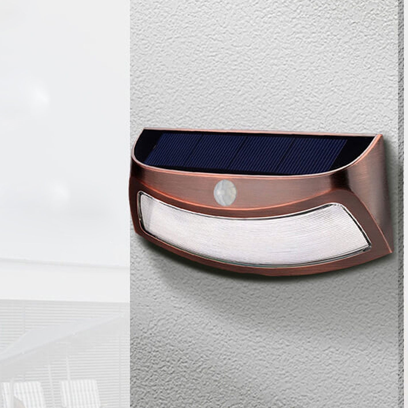 Solar Outdoor Waterproof Patio LED Wall Sconce Lamp