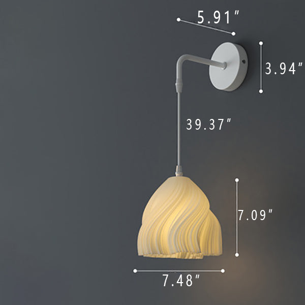 Japanese Petal Design LED Wall Sconce Lamp