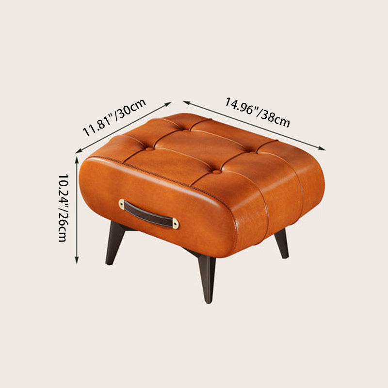Contemporary Wood Solid Wood Stool