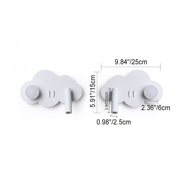 Simplicity Shape LED Rotatable Spotlight Wall Sconce Lamp