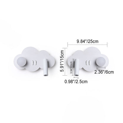 Simplicity Shape LED Rotatable Spotlight Wall Sconce Lamp