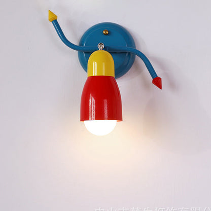 Creative Iron Arrow 1-Light Rocker Arm Wall Sconce Lamp