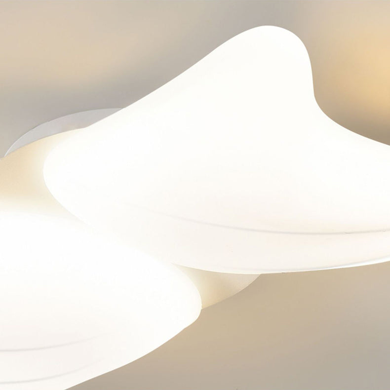 Creative PE Geometric Shade Hardware LED Wall Sconce Lamp