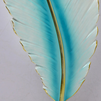 Resin Peacock Feather LED Waterproof Wall Sconce Lamp