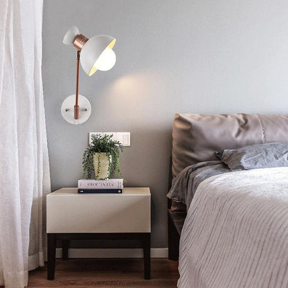 Scandinavian Metal Bowl Round 1-Light Wall Sconce Lamp