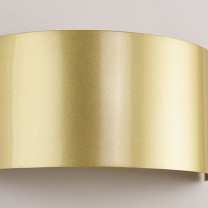 Modern Minimalist Half Round Iron LED Wall Sconce Lamp