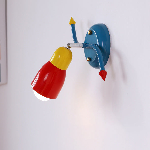 Creative Iron Arrow 1-Light Rocker Arm Wall Sconce Lamp