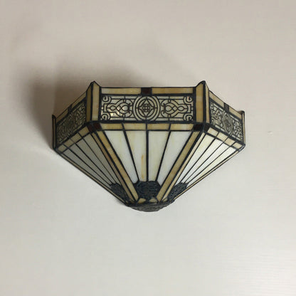 Tiffany Flower Dragonfly 1-Light Wall Sconce Lamp