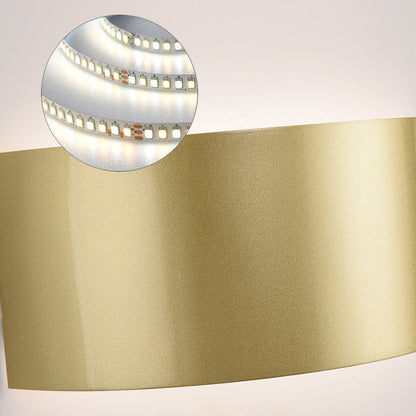 Modern Minimalist Half Round Iron LED Wall Sconce Lamp