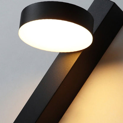 Wrought Iron Acrylic Pull Wire Switch LED Wall Sconce Lamp